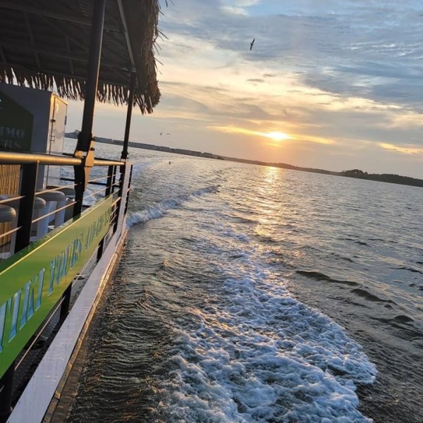 a close up of a pier next to a body of water