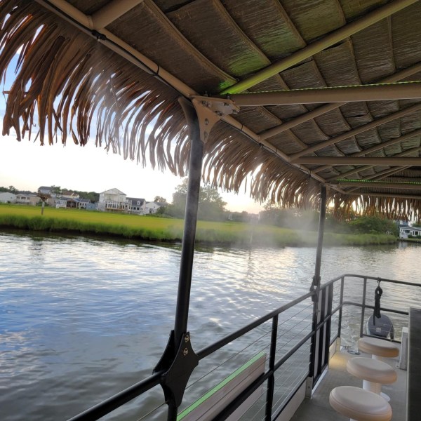 a long bridge over a body of water