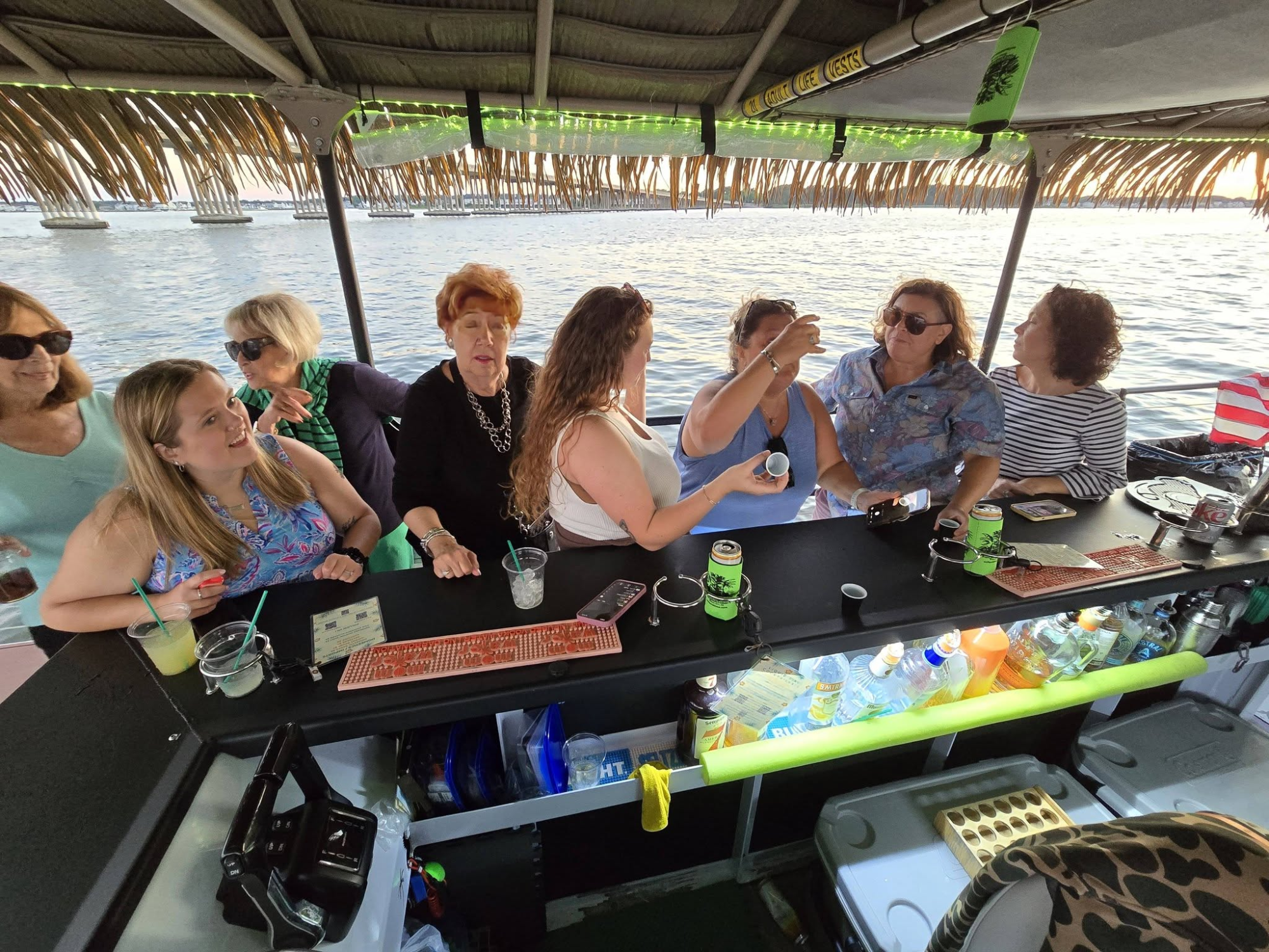 tiki cruise with bar in ocean city